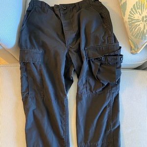 Black cargo pants